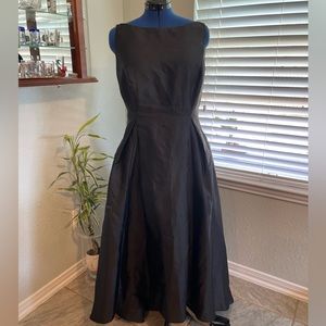 Adrianna Papell - Womens Satin Pleated Evening Dress